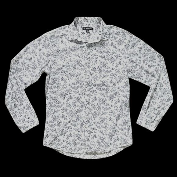 INC International Concepts White/Black Shirt | Size S - Picture 1 of 5